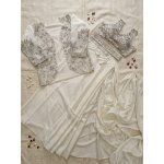 Bollywood Glam Ready-to-Wear Drape Saree with Embroidered Jacket & Belt - Image 6