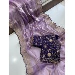 Lavanya Bloom Organza Saree - Image 4