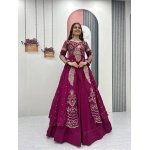 Mayura Heritage Embroidered Anarkali Gown with Dupatta - Image 7