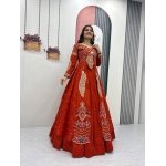 Mayura Heritage Embroidered Anarkali Gown with Dupatta - Image 2