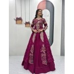 Mayura Heritage Embroidered Anarkali Gown with Dupatta
