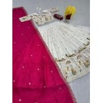 Royal Vichitra Silk Embroidered Lehenga Choli Set with Designer Dupatta - Image 4
