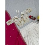 Royal Vichitra Silk Embroidered Lehenga Choli Set with Designer Dupatta - Image 3