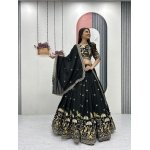 Royal Vichitra Silk Embroidered Lehenga Choli Set with Designer Dupatta - Image 8