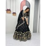 Royal Vichitra Silk Embroidered Lehenga Choli Set with Designer Dupatta - Image 5