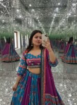 Navratri Special Designer Printed Chaniya Choli - Image 5
