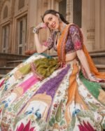 Designer Printed Navratri Lehenga Choli - Image 5
