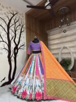 Designer Printed Navratri Lehenga Choli - Image 3