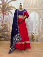 Lehenga Choli with Embroidery & Mirror Work - Image 5