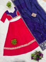 Lehenga Choli with Embroidery & Mirror Work - Image 8