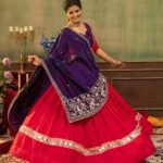 Lehenga Choli with Embroidery & Mirror Work