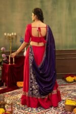 Lehenga Choli with Embroidery & Mirror Work - Image 3